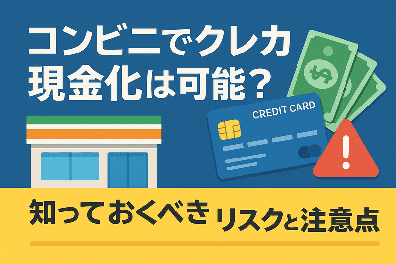 コンビニでクレカ現金化は可能？知っておくべきリスクと注意点